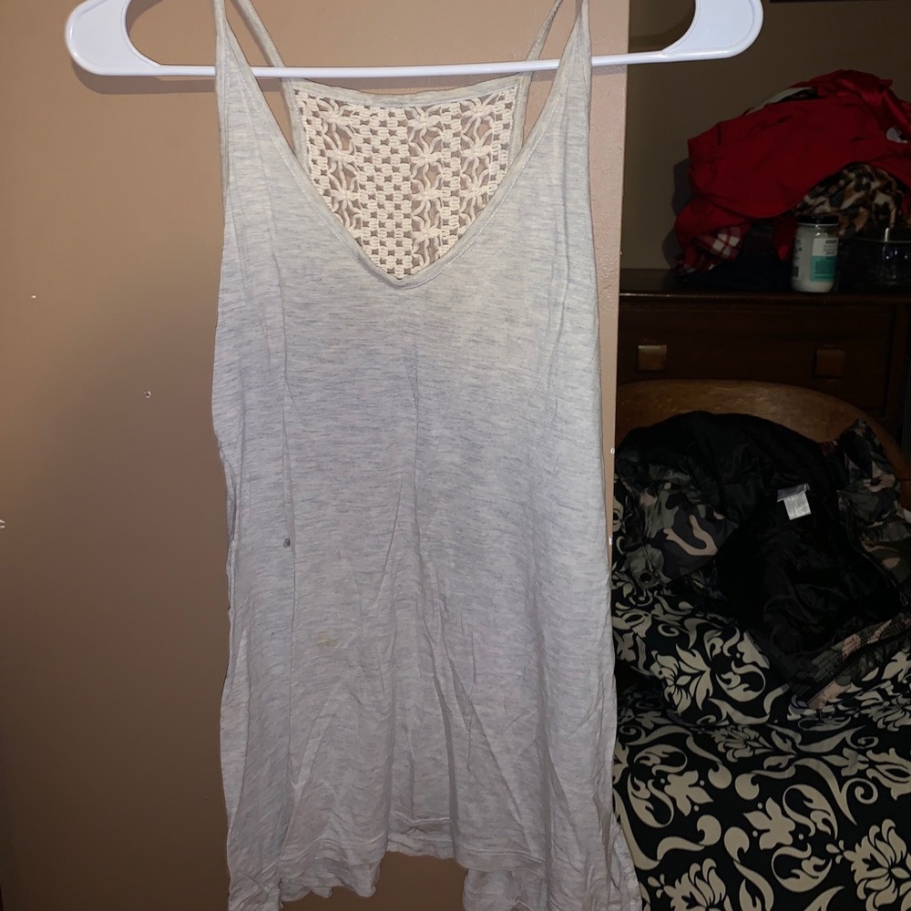 Crochet back tank top